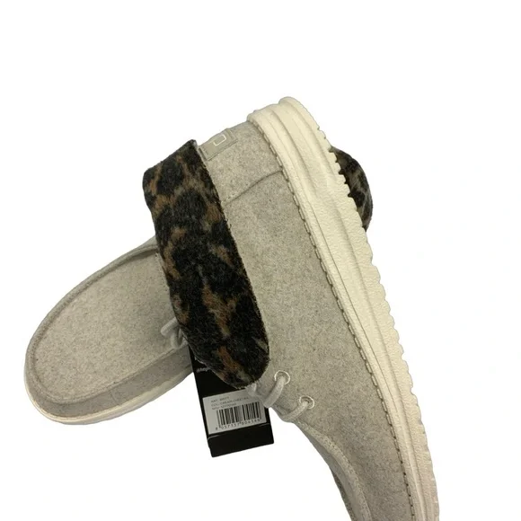 Hey Dude Women's 🌸Britt🌸 Cream Cheetah Casual Shoes - SZ (9) - Picture 5 of 14